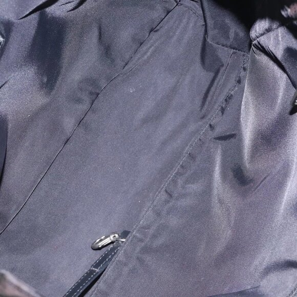 CHANEL New Travel Line Tote Bag Nylon Dark Brown Black CC Auth - Picture 12 of 16